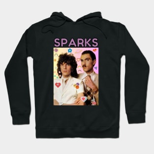 Sparks  90s style retro vintage 80s gifts Hoodie